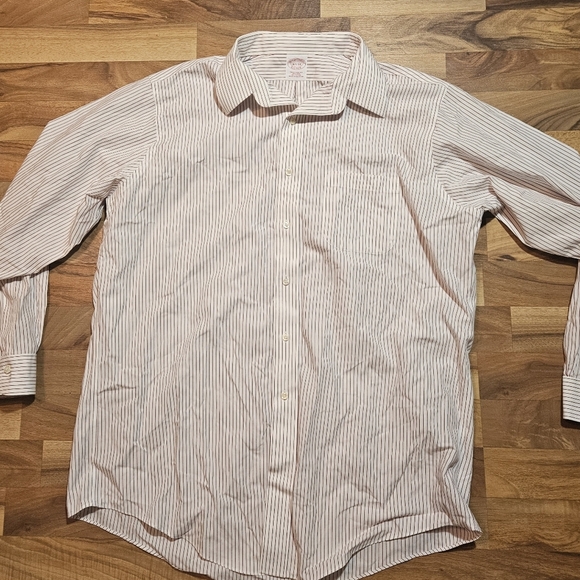 Brooks Brothers Other - Brooks Brothers Traditional Fit Pin Stripe Button-Down Shirt Size 16.5/34